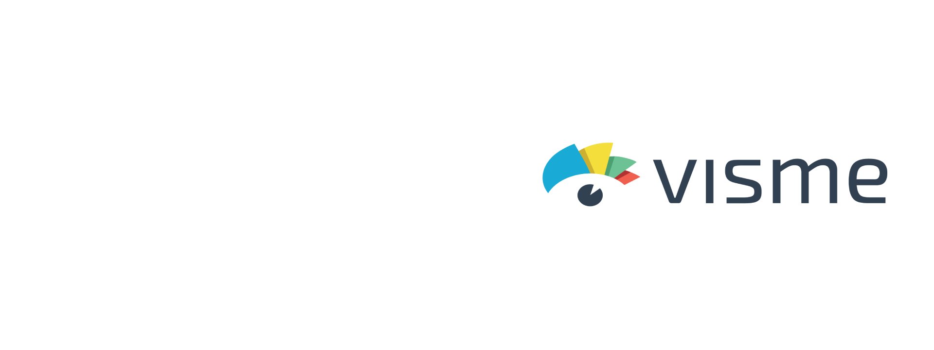 A logo of Visme