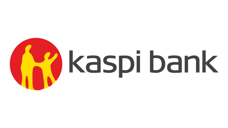 A logo of Kaspi Bank